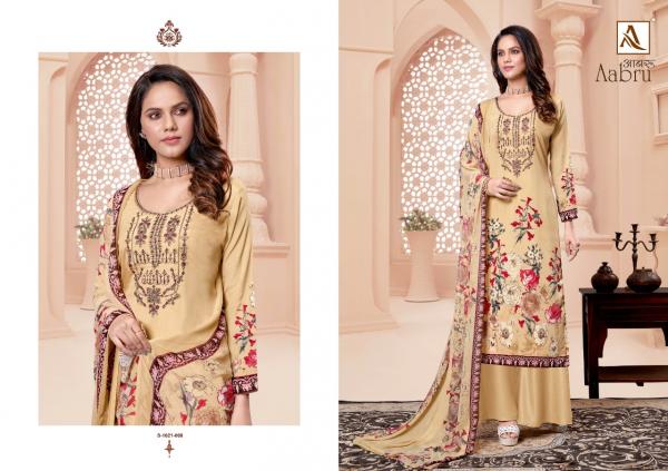 Alok Aabru 5 Festive Wear Designer Dress Material Collection